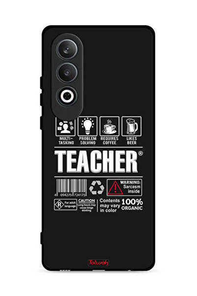 Tolwak غطاء حماية لهاتف OnePlus Nord CE4 5G - ملصق المعلم