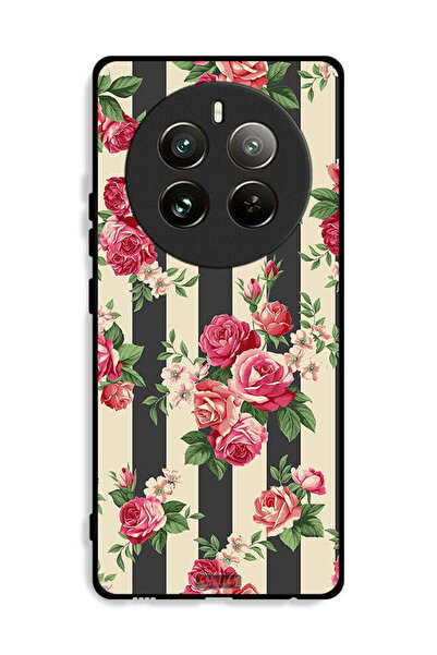 Tolwak غطاء حماية لهاتف Realme 12 Pro Plus 5G بنقشة الورود