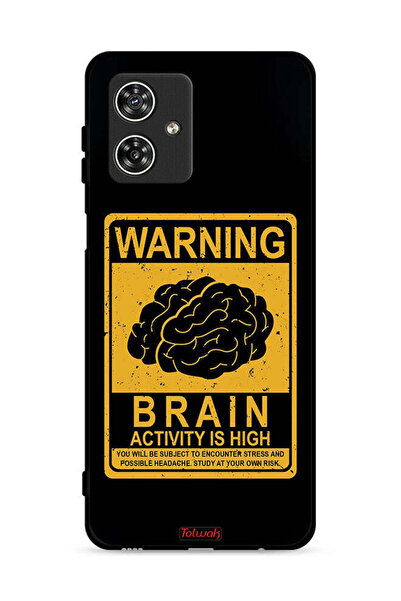 Tolwak غطاء حماية لهاتف موتورولا موتو جي 54 5 جي - تحذير: نشاط الدماغ مرتفع