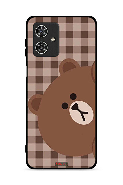 Tolwak غطاء حماية لهاتف موتورولا موتو جي 54 5G بتصميم دب تيدي