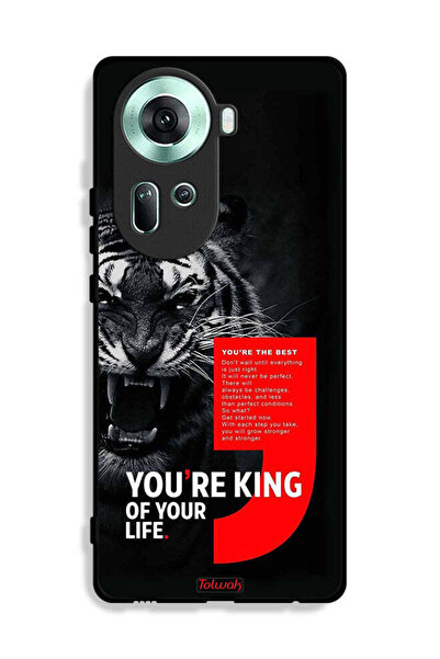 Tolwak غطاء حماية لهاتف Oppo Reno11 5G أنت ملك حياتك