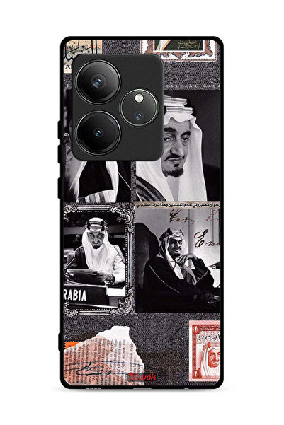 Tolwak غطاء حماية لهاتف Realme GT Neo6 5G، ملصق الملك فيصل العتيق