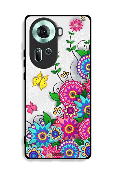 Tolwak غطاء حماية لهاتف Oppo Reno11 5G - زهور ماندالا