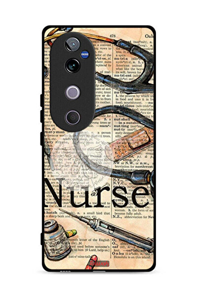 Tolwak غطاء حماية لهاتف Vivo V40 5G بتصميم أدوات ممرضة عتيقة