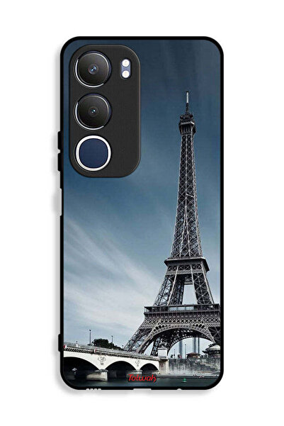 Tolwak غطاء حماية لهاتف Vivo Y19s 4G بتصميم برج إيفل