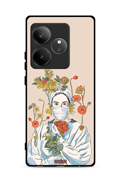 Tolwak غطاء حماية لهاتف Realme GT 6 5G برسومات ممرضة