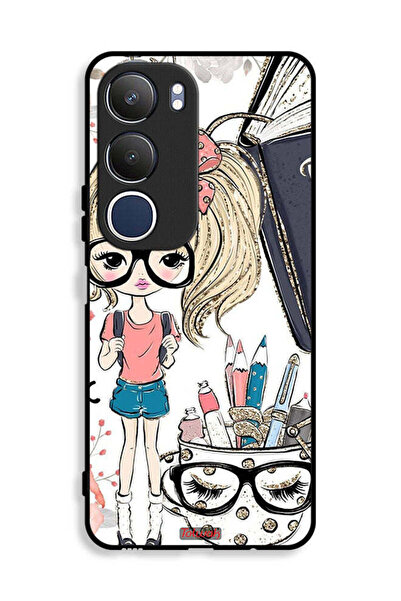 Tolwak Vivo Y19s 4G Protective Case Cover Unicorn Girl Art