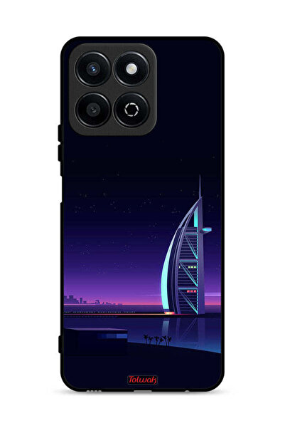 Tolwak غطاء حماية لهاتف Honor Play 60 Plus 5G - فن برج العرب الرقمي