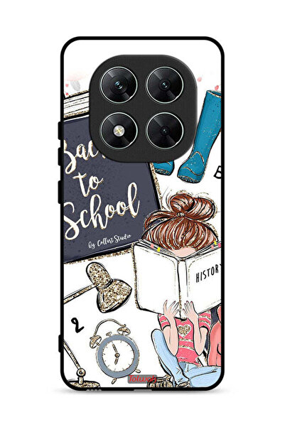 Tolwak غطاء حماية لهاتف شاومي ريدمي نوت 14 برو 5G، فتاة العودة إلى المدرسة تق...