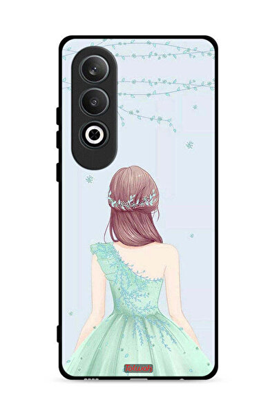 Tolwak غطاء حماية لهاتف Oppo K12 5G لفتاة لطيفة ترتدي فستانًا مزهرًا