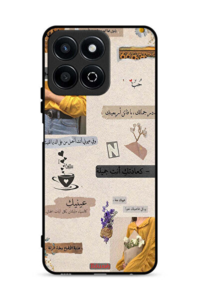 Tolwak غطاء حماية لهاتف Honor Play 60 Plus 5G بعبارات حب باللغة العربية