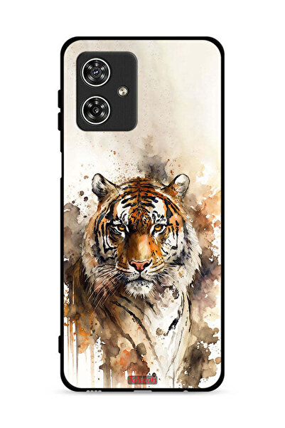 Tolwak غطاء حماية لهاتف موتورولا موتو جي 54 5G بنقشة الفهد التجريدي