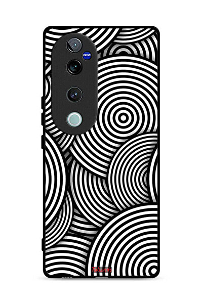 Tolwak غطاء حماية لهاتف Vivo S19 Pro 5G بنمط دوائر وهمية
