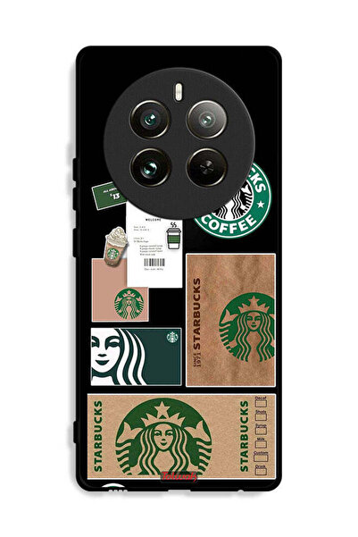 Tolwak غطاء حماية لجهاز Realme 12 Pro Plus 5G بملصق ستاربكس