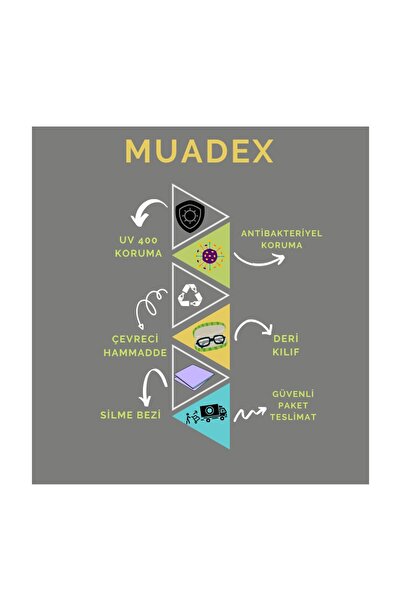 MUADEX Women's Sunglasses Rectangle Leopard Frame Blue Glass