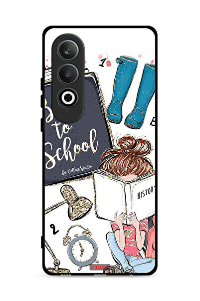 Tolwak غطاء حماية لهاتف Oppo K12 Plus 5G - فتاة مدرسية تقرأ التاريخ
