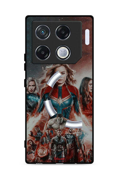 Tolwak غطاء حماية لجهاز Infinix GT 20 Pro 5G بتصميم Avengers