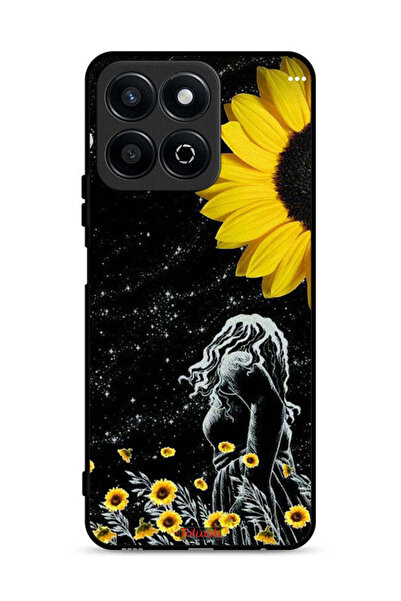 Tolwak Honor Play 60 Plus 5G Protective Case Cover Girl Look At Moon Art