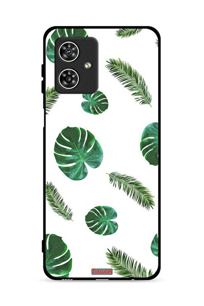 Tolwak غطاء حماية لهاتف موتورولا موتو جي 54 5G بنقشة ريش فنية