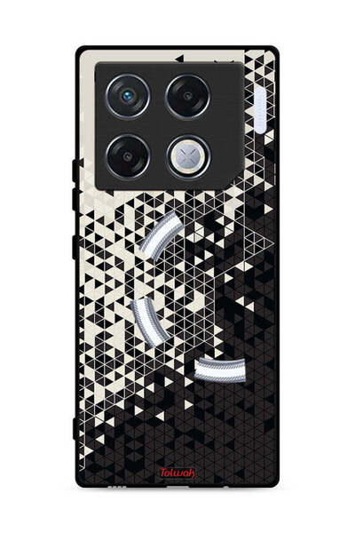 Tolwak غطاء حماية لهاتف Infinix GT 20 Pro 5G بنمط مثلث فني رقمي