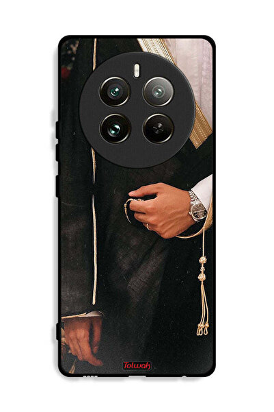 Tolwak غطاء حماية لهاتف Realme 12 Pro Plus 5G بتصميم عربي