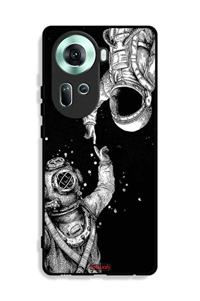 Tolwak غطاء حماية لهاتف Oppo Reno11 5G بتصميم رواد فضاء