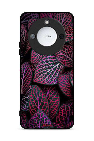 Tolwak غطاء حماية لهاتف Honor X60 5G بنقشة أوراق سالجا