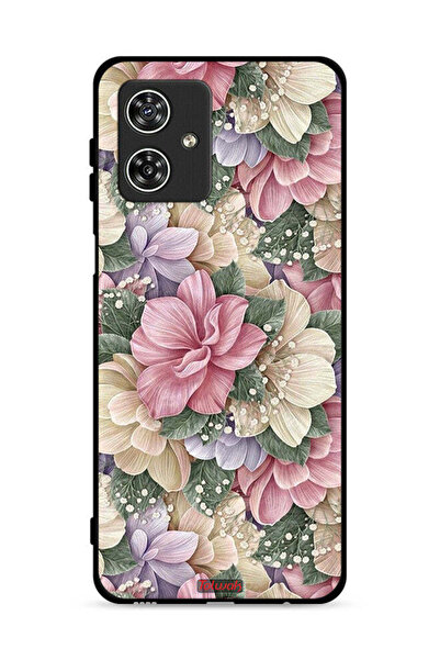 Tolwak غطاء حماية عالي الجودة مزين بالزهور لهاتف موتورولا موتو جي 54 5G