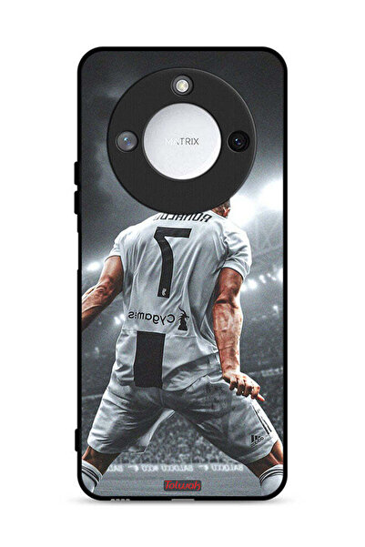 Tolwak غطاء حماية لهاتف Honor X60 5G بطبعة احتفال كريستيانو رونالدو