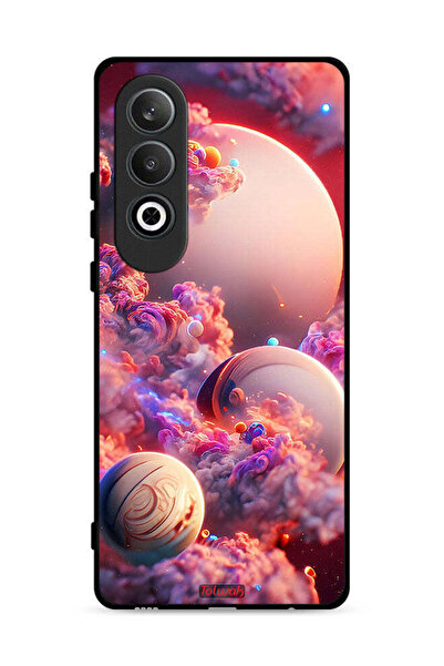 Tolwak غطاء حماية لهاتف Oppo K12 Plus 5G بطبعة غيوم فنية تجريدية