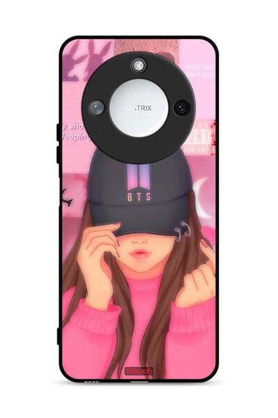 Tolwak غطاء حماية لهاتف Honor X60 5G بطبعة فتاة سناب