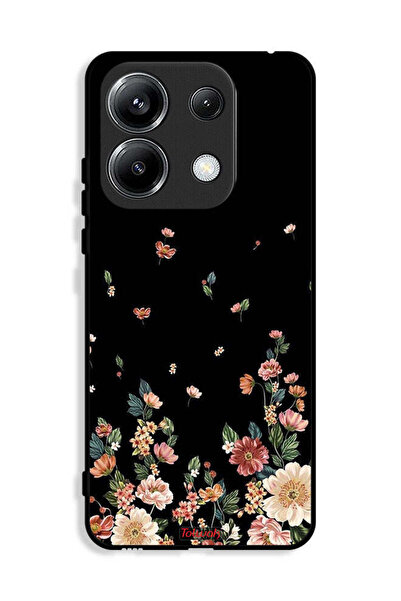 Tolwak غطاء حماية لهاتف Xiaomi Poco M6 Pro 4G مزين بزهور صغيرة في الأسفل