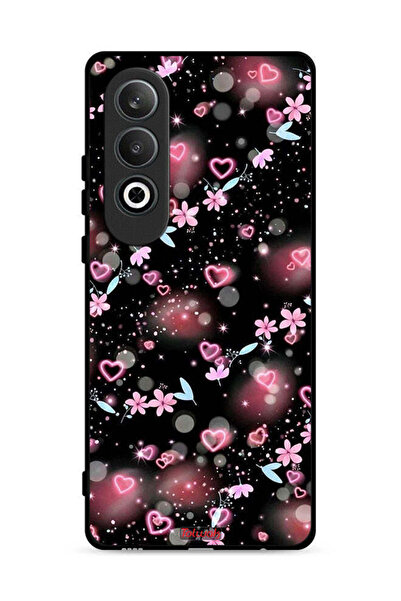Tolwak غطاء حماية لهاتف OnePlus Nord CE4 5G بنقشة قلوب وأزهار صغيرة