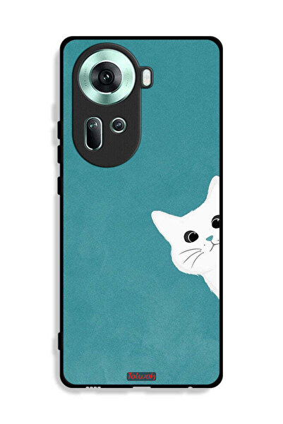 Tolwak غطاء حماية لهاتف Oppo Reno11 5G بتصميم قطة