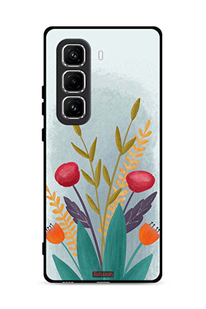 Tolwak غطاء حماية لهاتف Infinix Hot 50 Pro Plus 4G برسومات نباتية