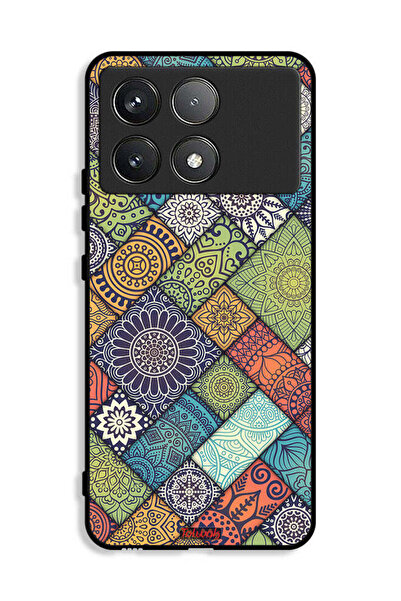 Tolwak غطاء حماية لهاتف Xiaomi Poco X6 Pro 5G بنمط ماندالا