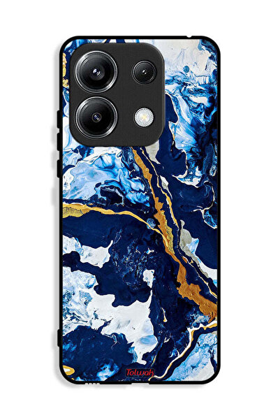 Tolwak غطاء حماية لهاتف Xiaomi Poco M6 Pro 4G بنمط فني مزخرف