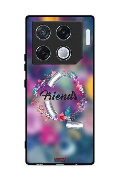Tolwak غطاء حماية لهاتف Infinix GT 20 Pro 5G برسومات خاتم أصدقاء الزهور