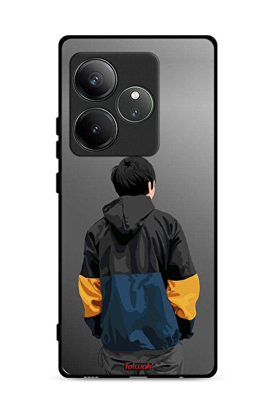 Tolwak غطاء حماية لهاتف Realme GT 6 5G، صورة فنية لولد