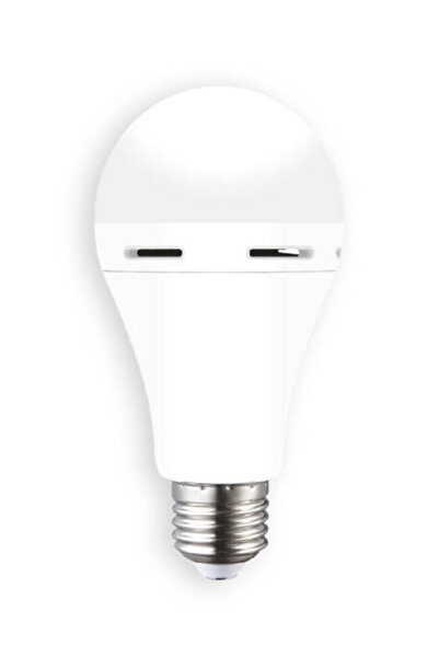 Kacar 9W Şarjlı Led Ampul E27 Duy 6400K Beyaz Işık – Elektrik Kesintisine Kar...