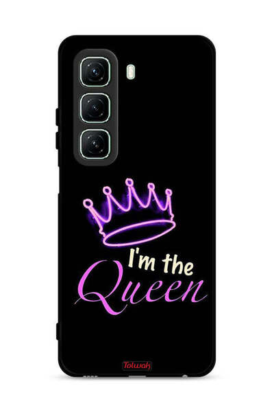 Tolwak غطاء حماية لهاتف Infinix Hot 50 5G أنا الملكة