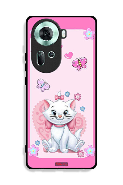 Tolwak غطاء حماية لهاتف Oppo Reno11 5G، قطة لطيفة