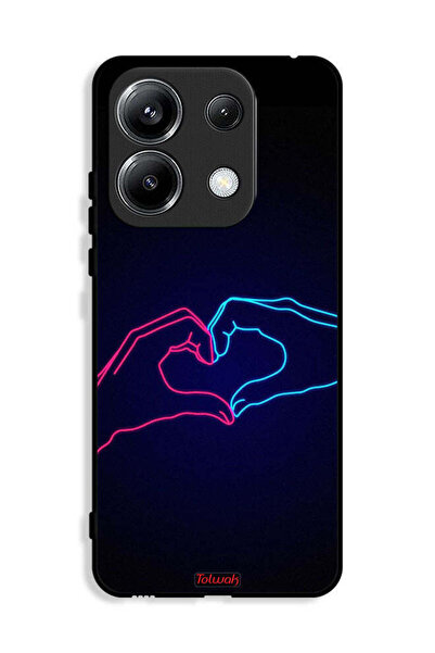 Tolwak غطاء حماية لهاتف شاومي بوكو M6 برو 4G بتصميم يد تلامس القلب