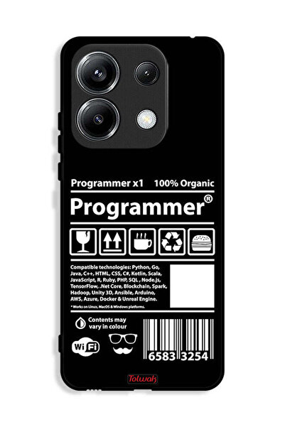 Tolwak غطاء حماية وملصق مبرمج لهاتف Xiaomi Poco M6 Pro 4G