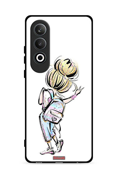 Tolwak غطاء حماية Oppo K12 5G بطبعة فتاة العودة إلى المدرسة