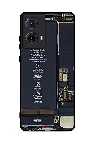 Tolwak غطاء حماية لهاتف موتورولا موتو جي 85 5 جي بنمط دائرة الهاتف