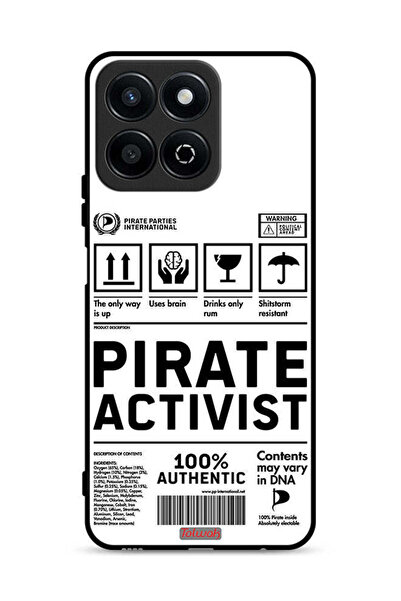 Tolwak غطاء حماية لهاتف Honor X7c 4G، ملصق ناشط خاص