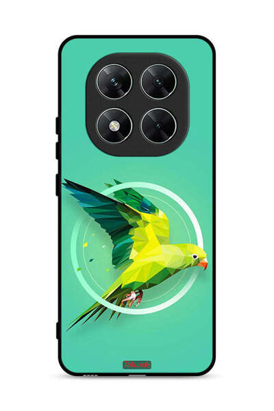 Tolwak غطاء حماية لهاتف شاومي ريدمي نوت 14 برو 5G بطبعة فن تجريدي ببغاء