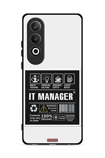 Tolwak غطاء حماية لهاتف Oppo K12 Plus 5G - ملصق مدير تكنولوجيا المعلومات