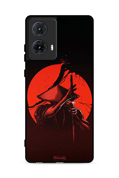 Tolwak غطاء حماية لهاتف موتورولا موتو جي 85 5G بتصميم محارب السيف